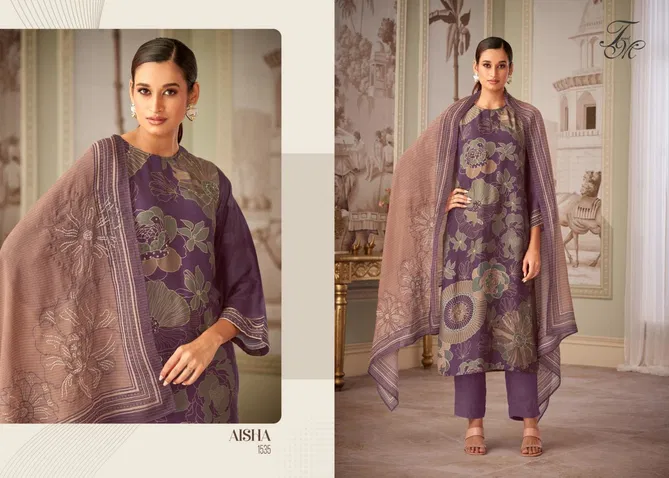 Aisha By T And M Tissue Digital Printed Salwar Kameez Wholesale Shop In Surat